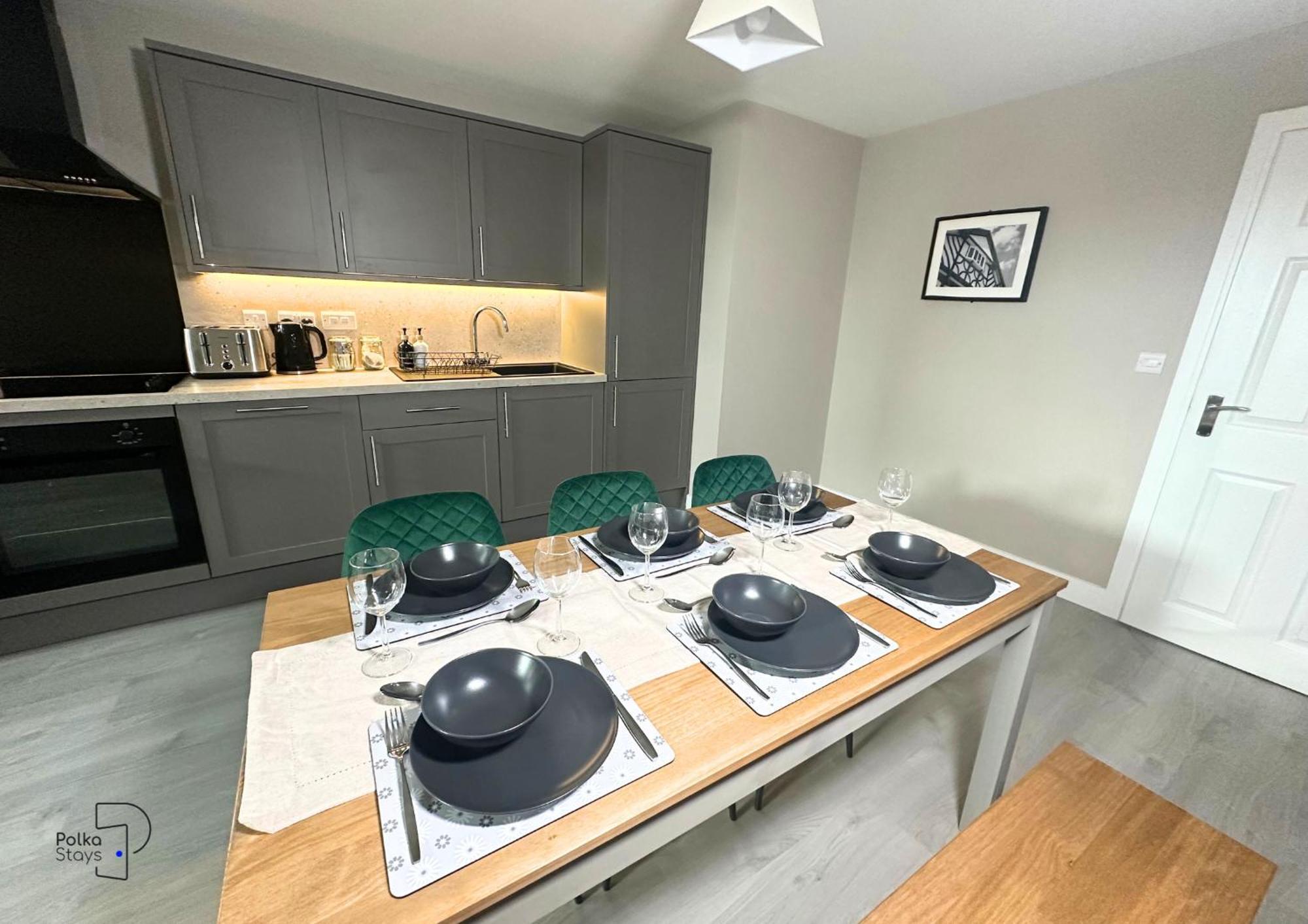 Hanley, Stoke - Modern Spacious Apartments By Polkastays Dış mekan fotoğraf